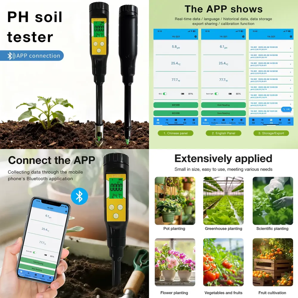 Smart Garden - WAP01 Slimme Bodem-pH-meter voor Hoge Precisie