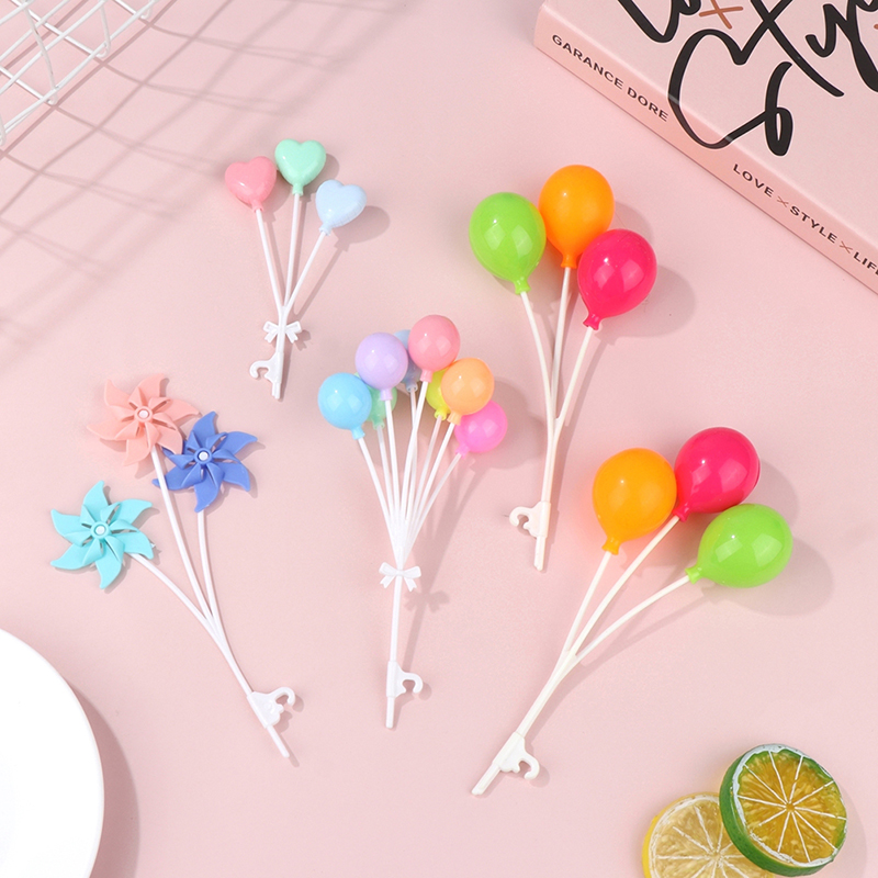 Smart Garden Mini - 1Set 1:6 Poppenhuis Miniatuur Kleurrijke Ballon