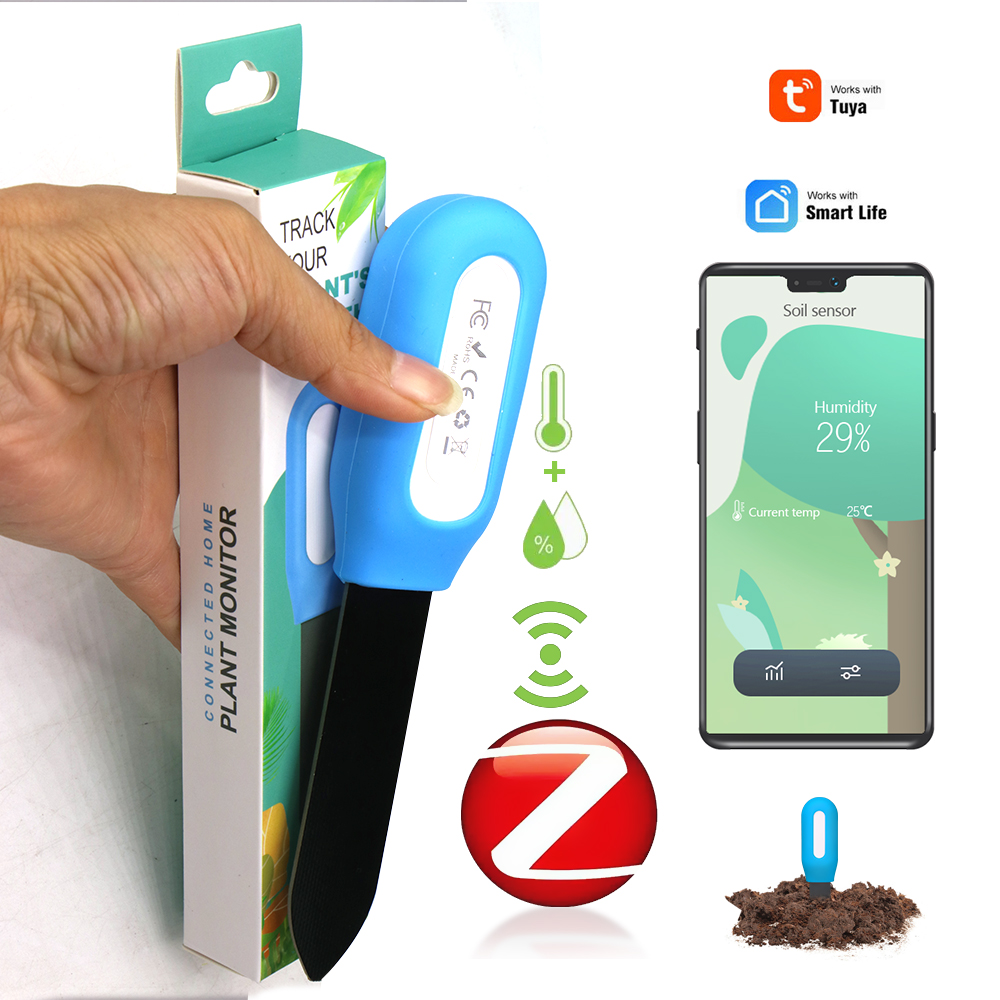 Smart Garden Greenhouse - Slimme Zigbee-bodemsensor voor huistuin, kasplanten, bloemvocht-