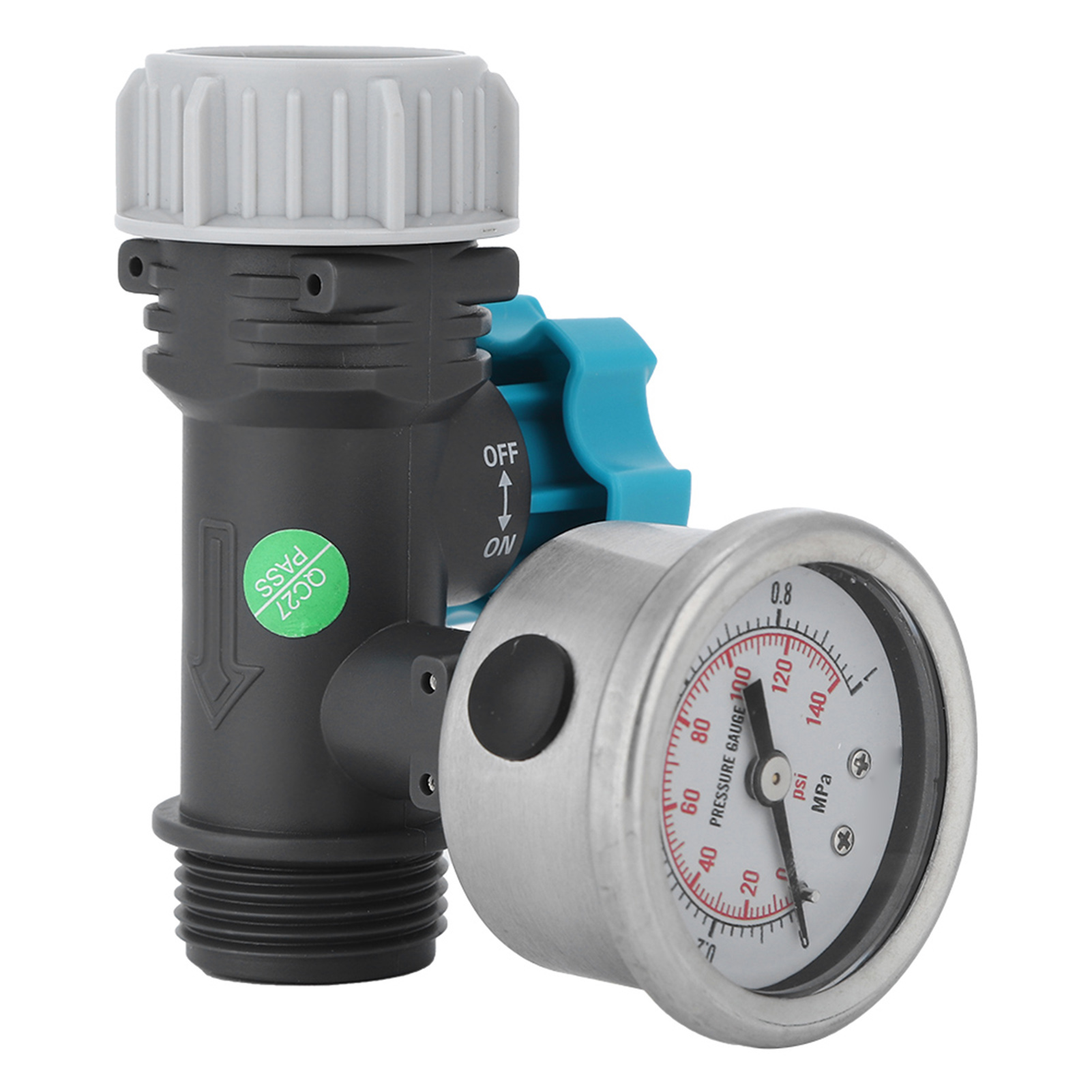Smart Garden Greenhouse - G3/4in verstelbare waterdrukregelklep met manometer kas