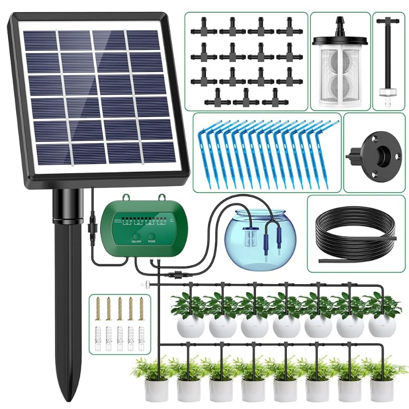 Smart Garden Greenhouse - Solar Intelligente Irrigatie Kit 6V 2W