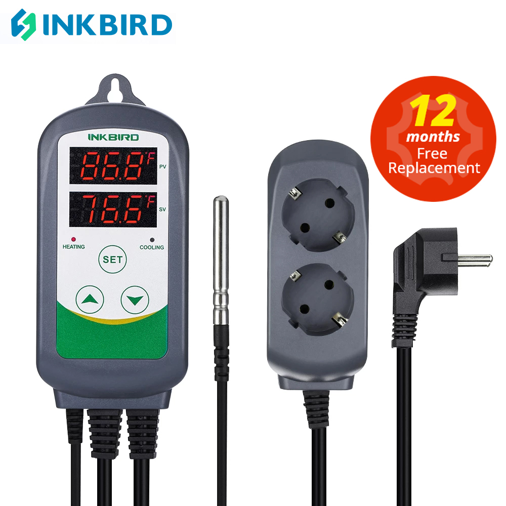 Smart Garden Greenhouse - INKBIRD ITC-308 Verwarming en koeling Dubbele