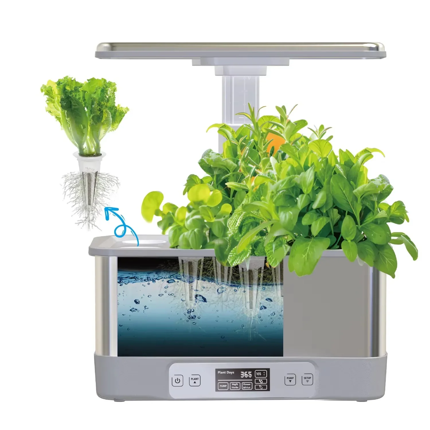 Indoor Herb Garden Kit - Nieuwe15 Pods Hydroponics Indoor Garden Kit