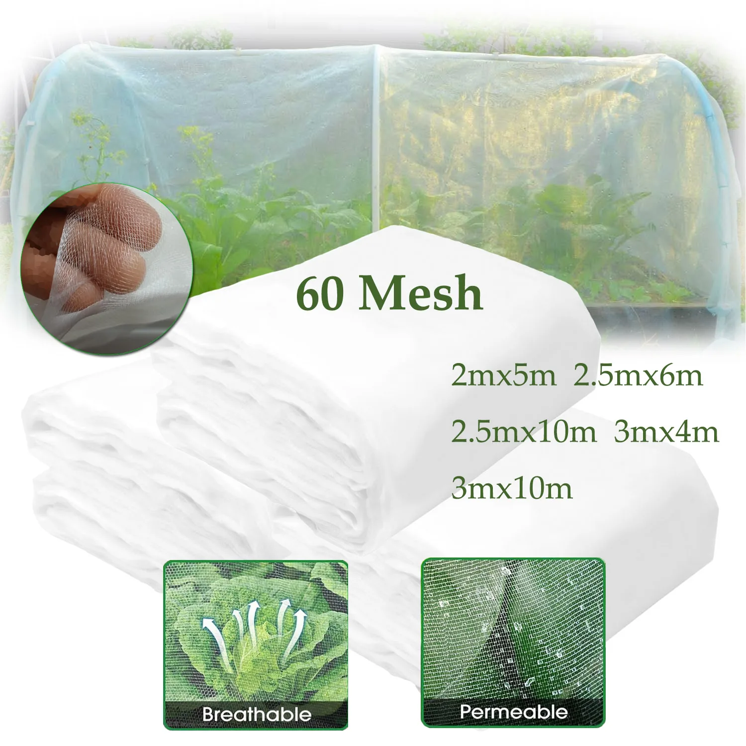 Smart Garden Greenhouse - Insectenbeschermingsnet Tuinplant Insect Groenten Fruit Bloembescherming