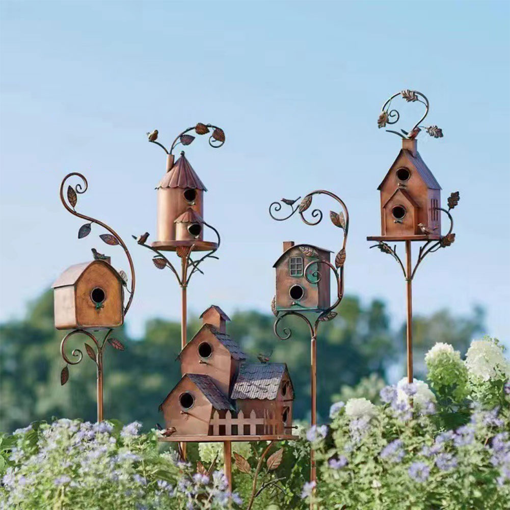 Smart Garden Mini - Vogelhuis Tuin Stakes Outdoor Decor Metalen
