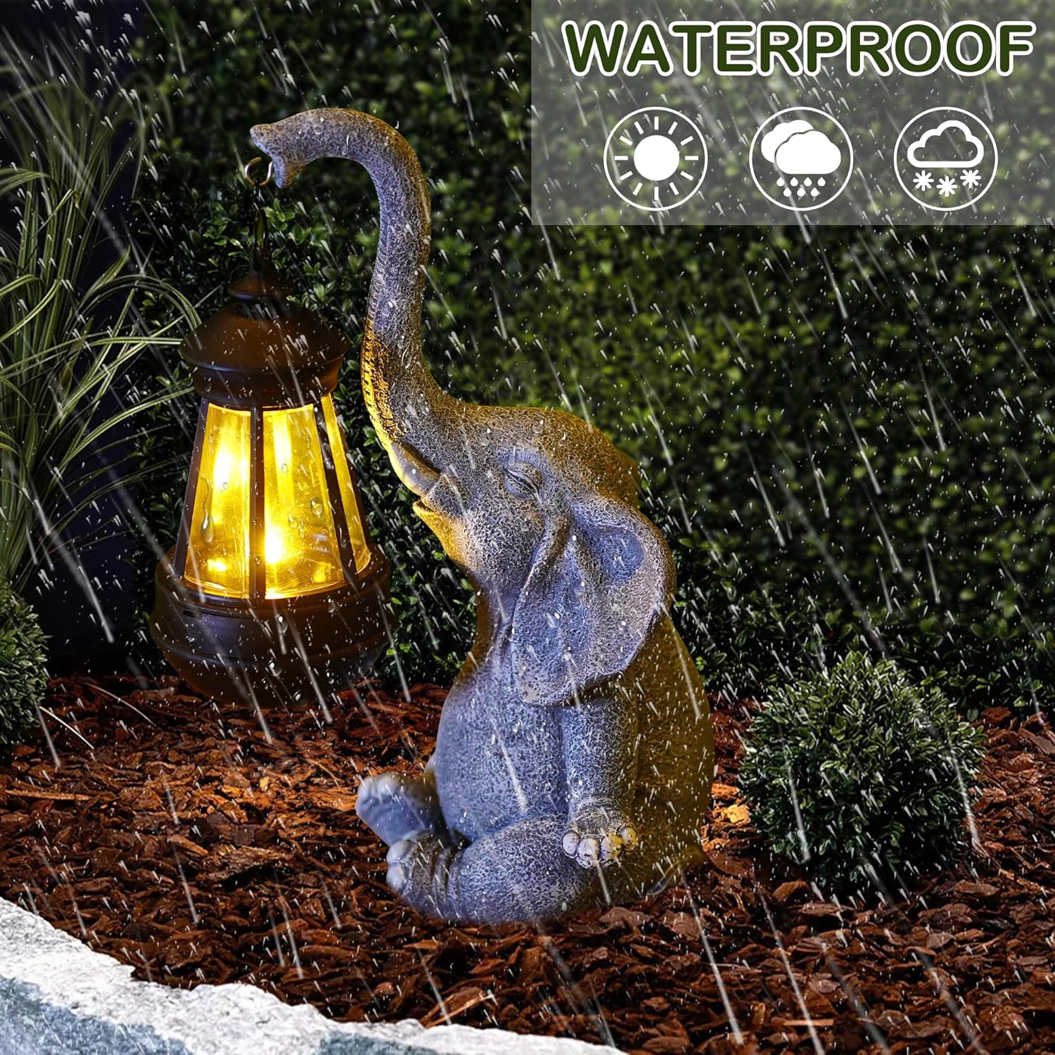 1PC Hars Olifant Tuinbeeld met - Smart Zen Garden recensie en prijs