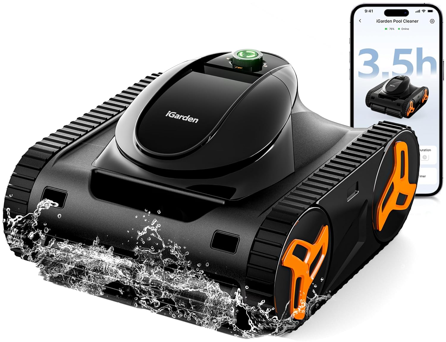 Robotische zwembadreiniger KN- - Smart Garden recensie en prijs