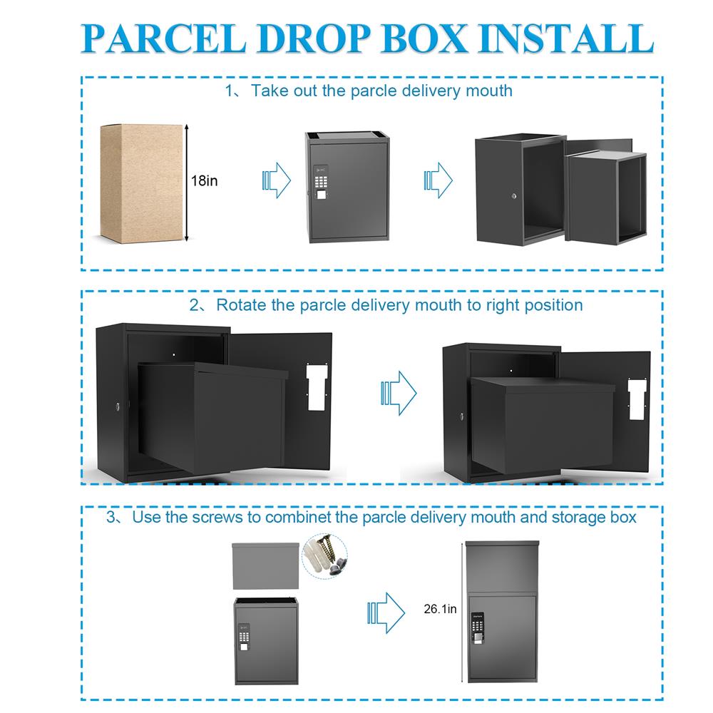 Thuisbezorgbox met slot, label - Smart Garden Box recensie en prijs
