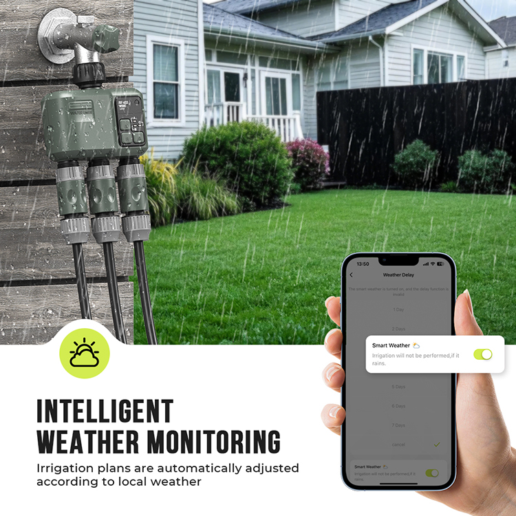 Nieuw ontwerp Drie-aansluiting - Smart Garden Design recensie en prijs