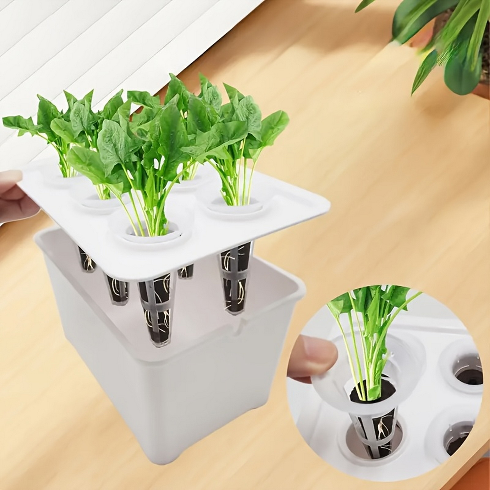 6-in-1 Hydroponische kweekpott - Indoor Herb Garden Kit recensie en prijs