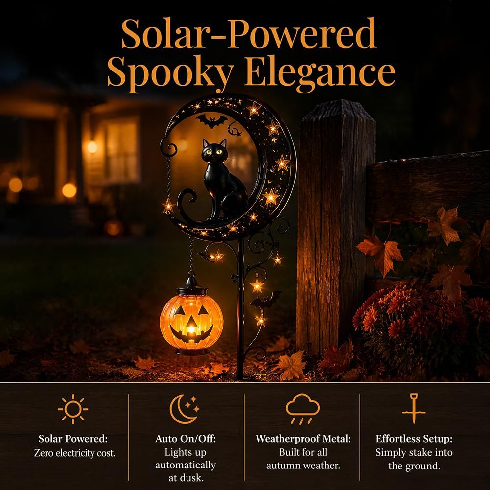 Solar Halloween Zwarte Kat & P - Smart Zen Garden recensie en prijs