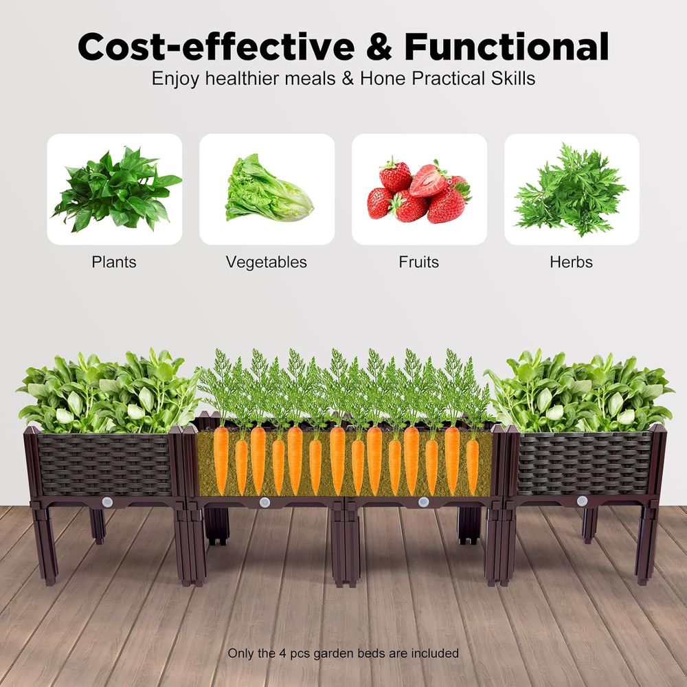 Verhoogde moestuinbak - 61H x  - Indoor Herb Garden Kit recensie en prijs