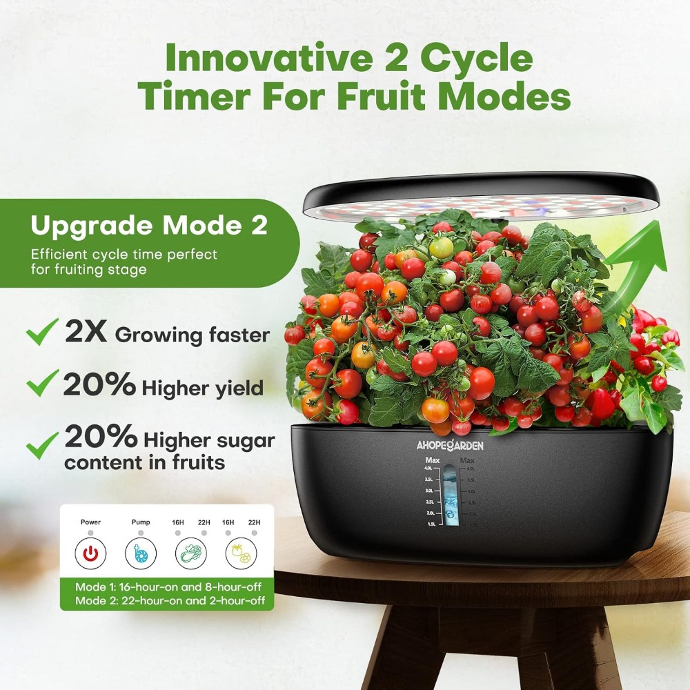 12-pods hydrocultuur tuin met  - Indoor Herb Garden Kit recensie en prijs
