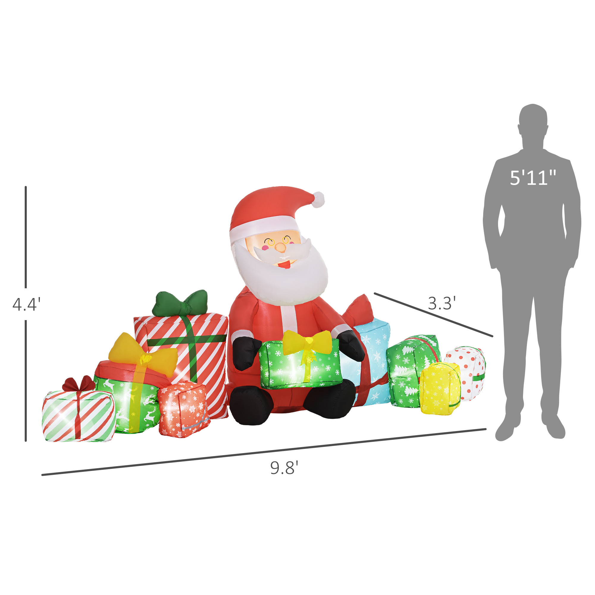 4,4' Opblaasbare Kerstversieri - Smart Garden Box recensie en prijs