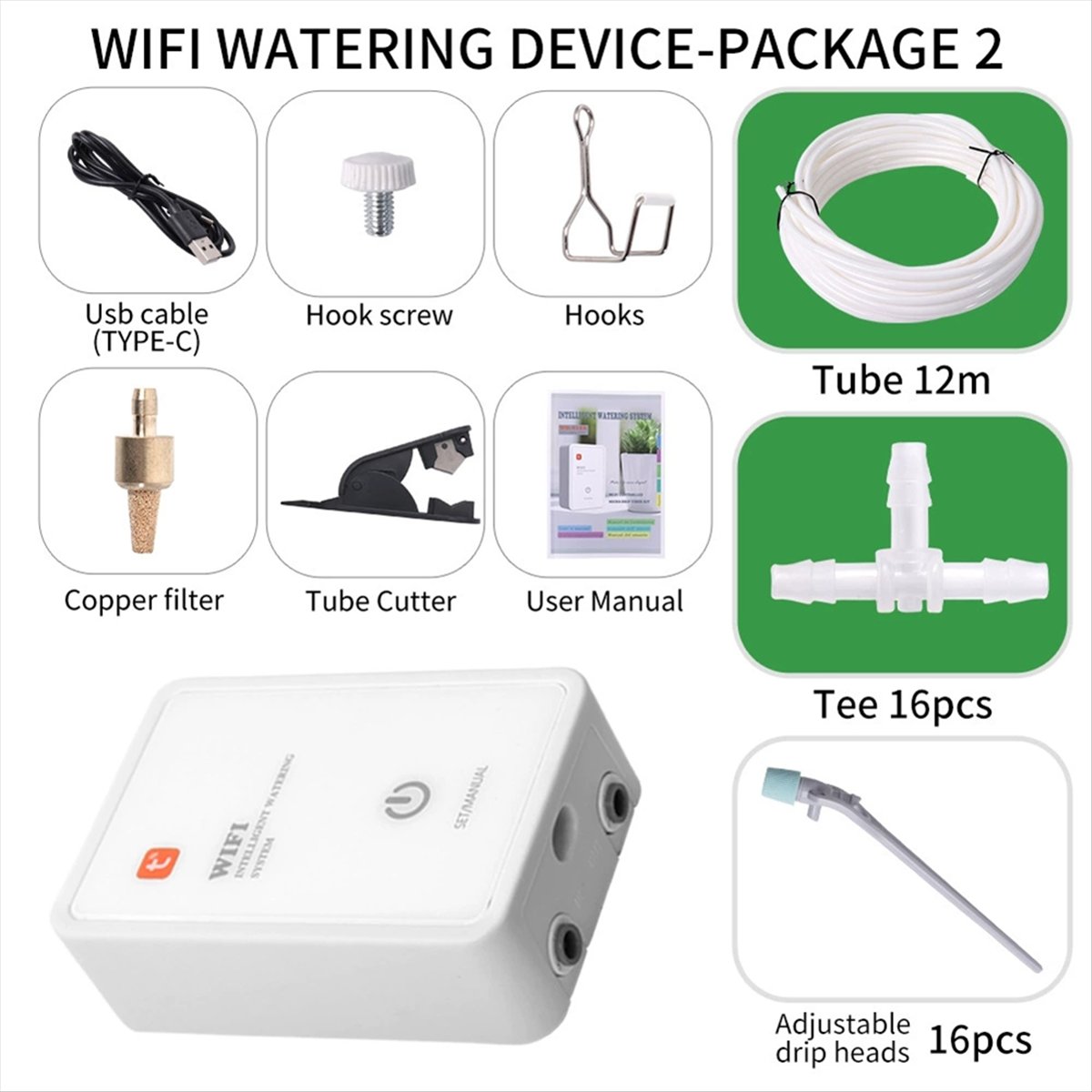 Tuya WiFi Smart Watering Syste - Smart Garden Box recensie en prijs