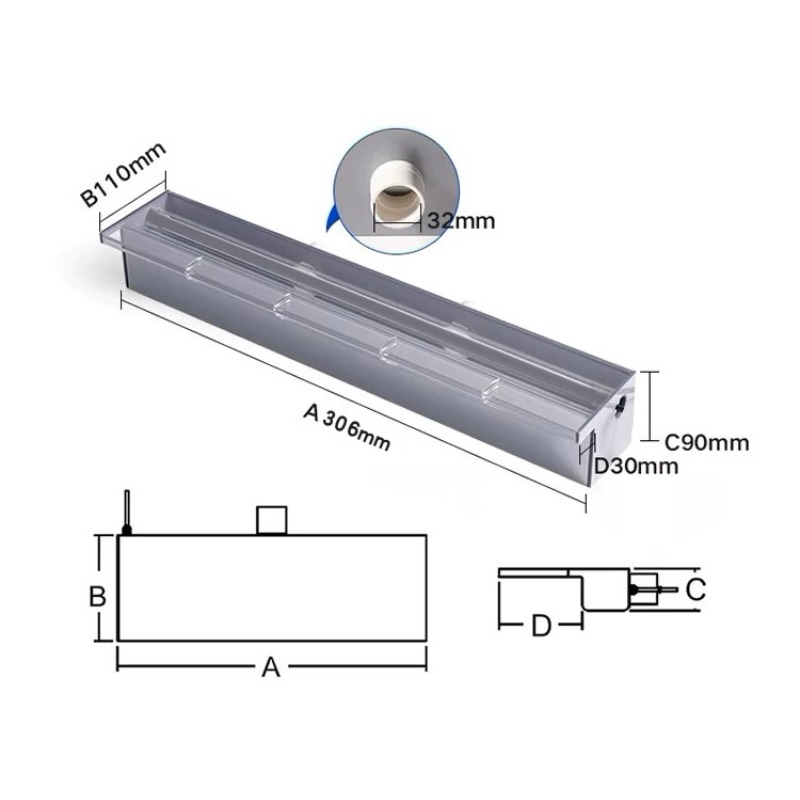 Acryl pure afdaling waterval m - Smart Garden Lamp recensie en prijs