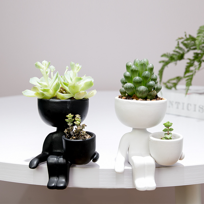 Humanoïde Keramische Bloempot  - Indoor Herb Garden Kit recensie en prijs