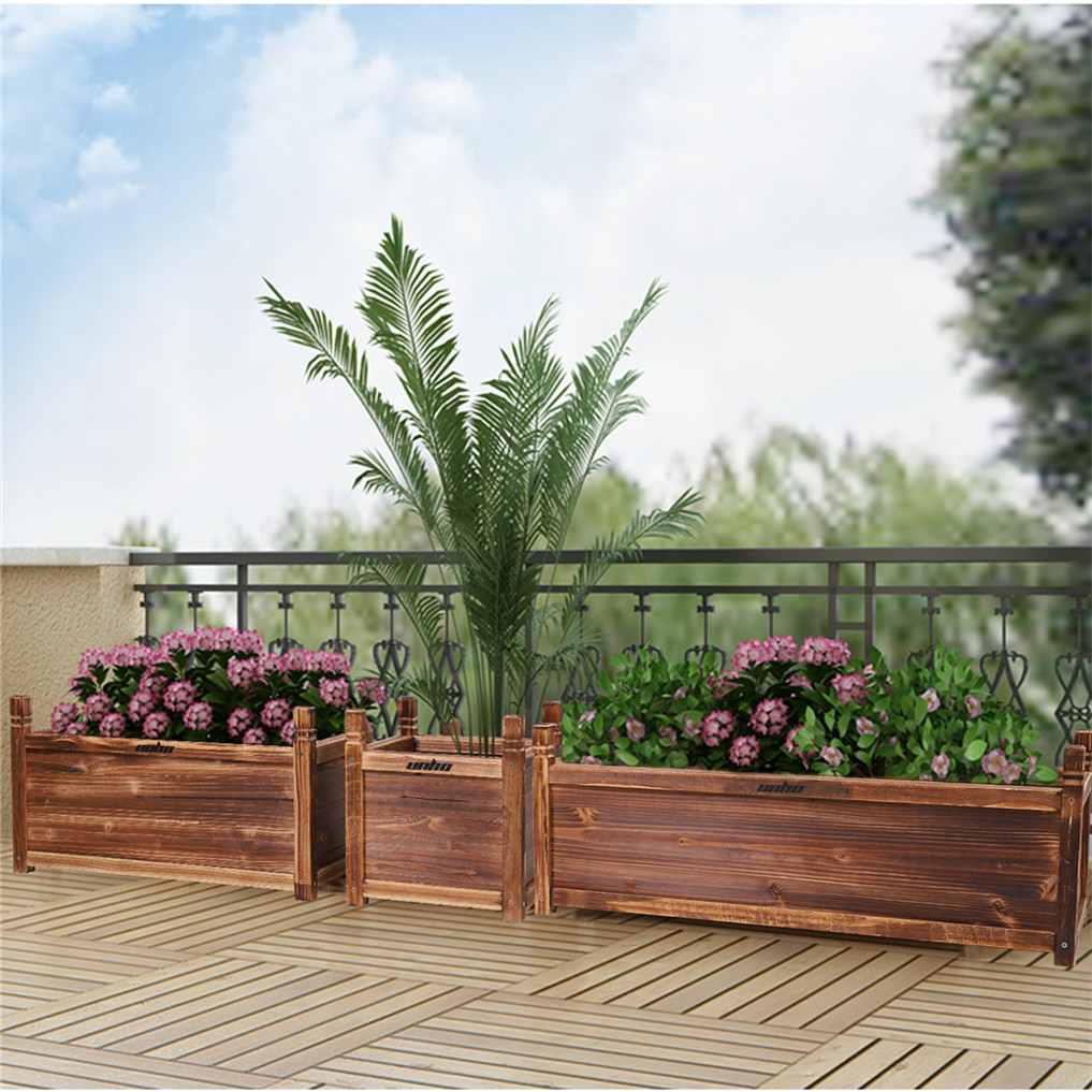 Houten Verhoogd Bloembed Indoo - Indoor Herb Garden Kit recensie en prijs